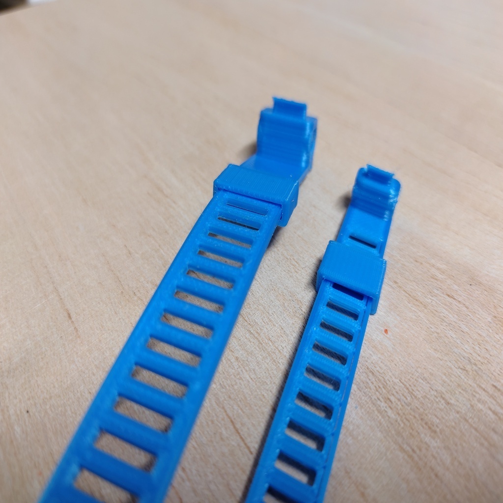 Free 3D file TPU loop for cable tie (clipon), strap loop 🔌・3D printing