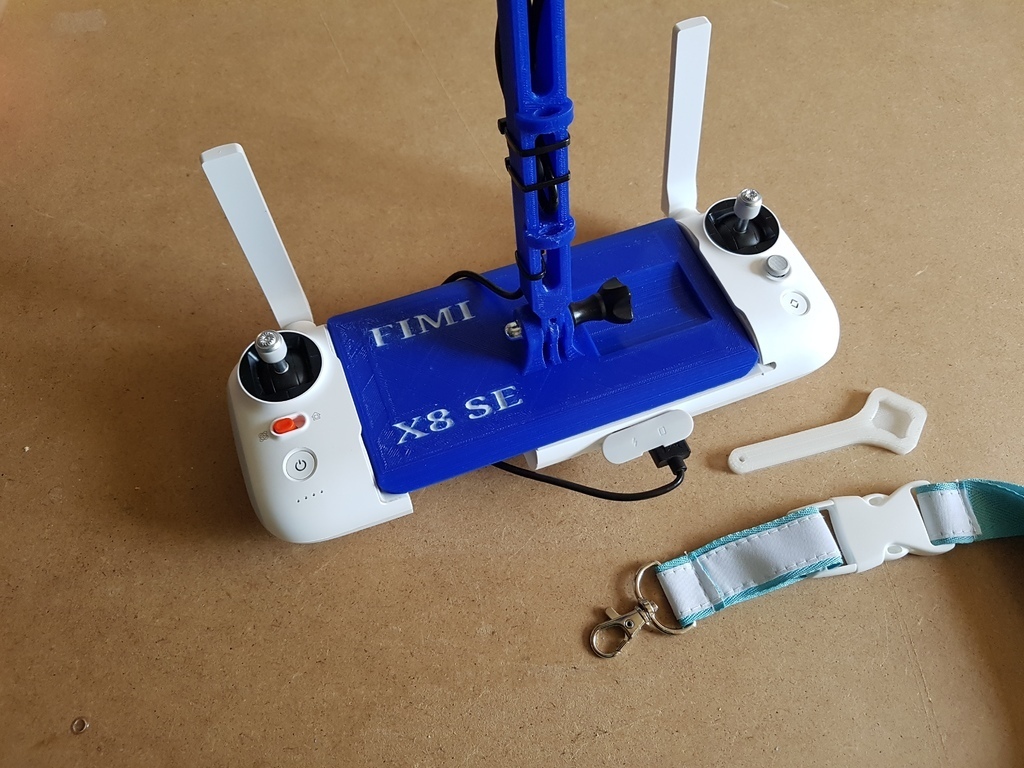 Free 3D file FIMI X8 SE Phone Riser, Adjustable Phone Holder 📞・Model to ...