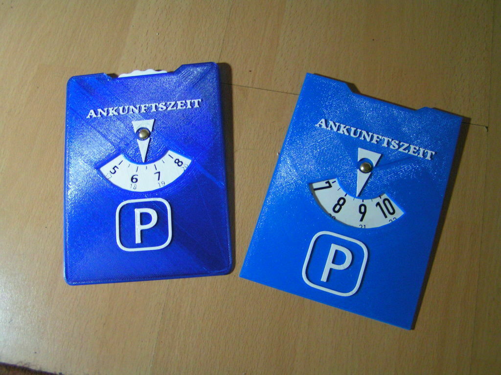 Free 3D file EU Parking Disc 🅿️・Design to download and 3D print・Cults