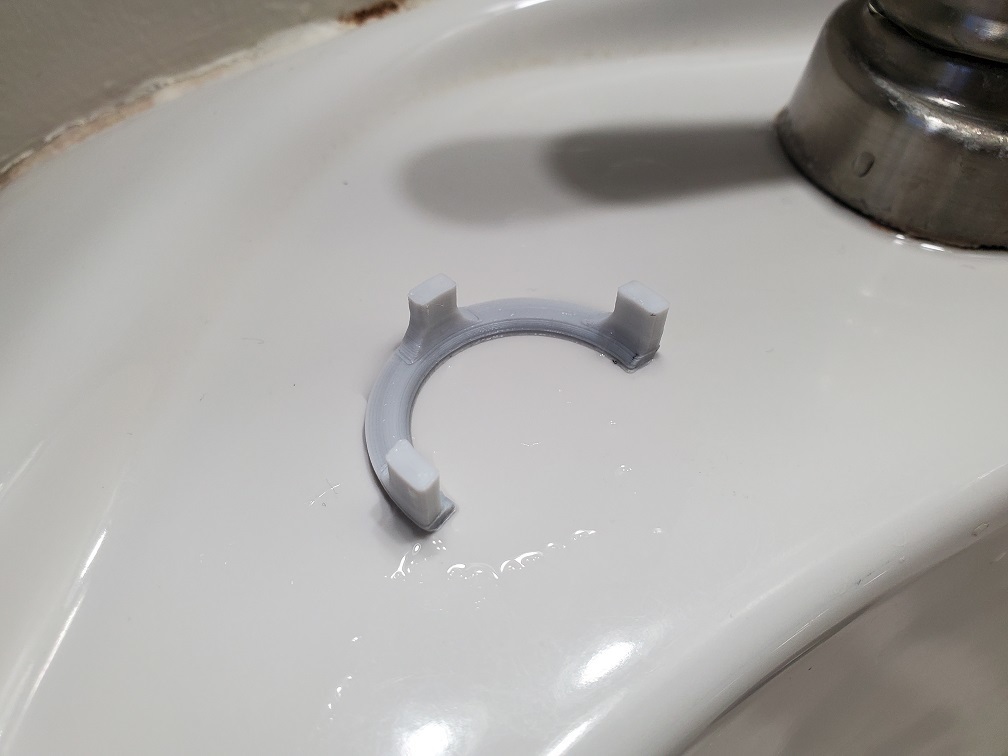 Free 3D file Sink Drain Plug Support 🔌・3D printer design to download・Cults