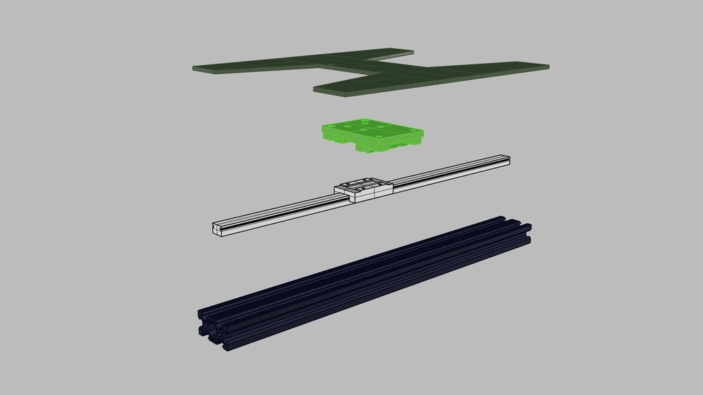 Frame Rails 3d Print Free STL file Linear rail Bed mount Tronxy xy2 pro 🛏️・3D printer design ...