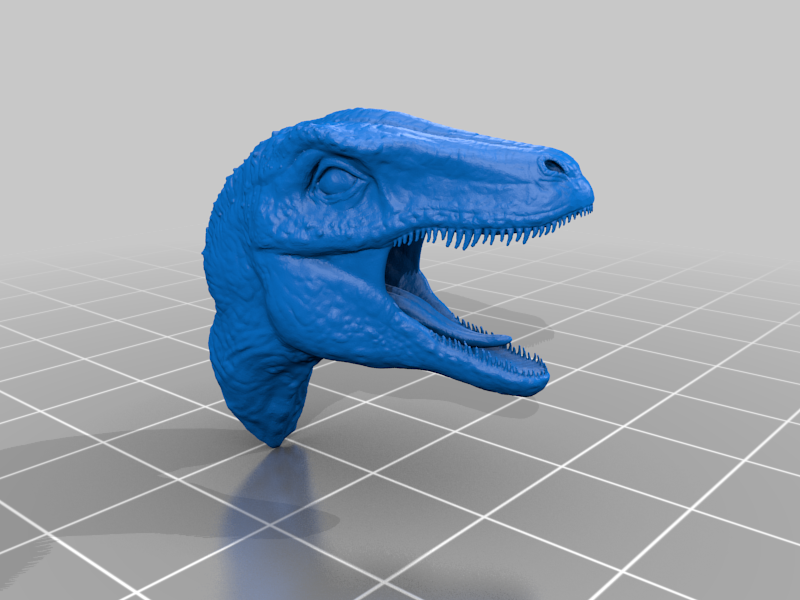 Free 3D file Velociraptor Blue with Base 👹・3D printable model to ...