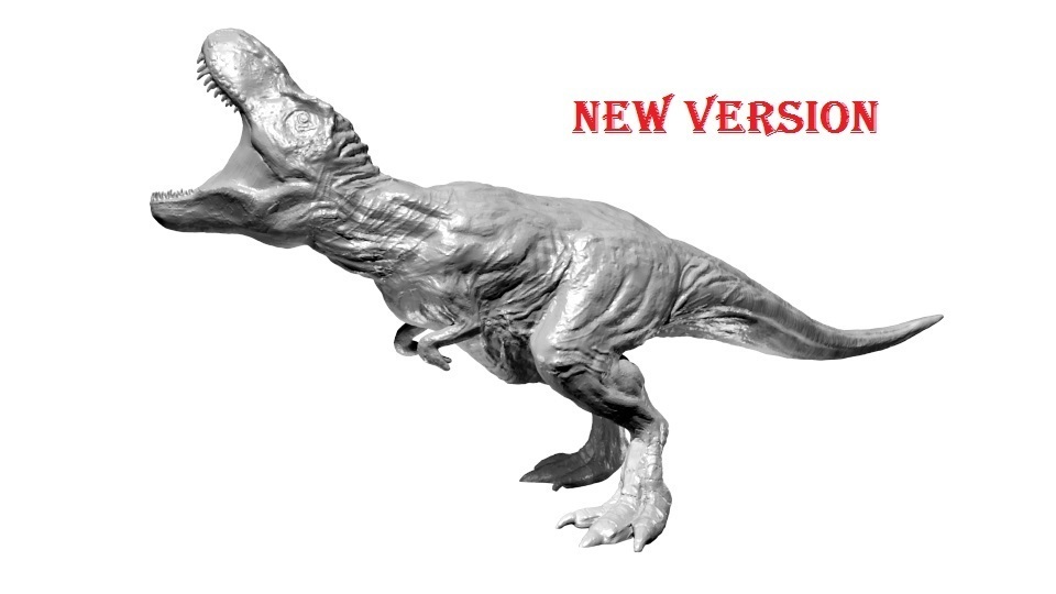 Free 3D file T-Rex Jurassic Park 🦖・3D printable object to download・Cults