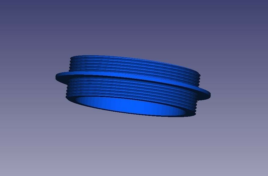 Free 3D file adapter M42 male-M42 male ♂️・Template to download and 3D ...