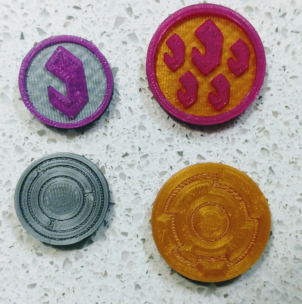 Free 3D file Netrunner Credits (1 & 5) 🧸・3D printer design to download ...