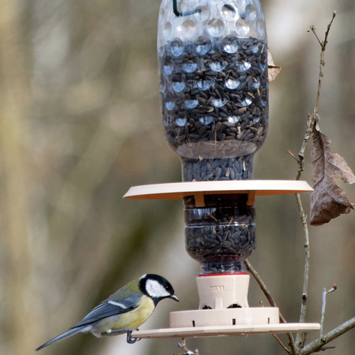 Download 3d Printer Templates Autofilling Bird Feeder Set With