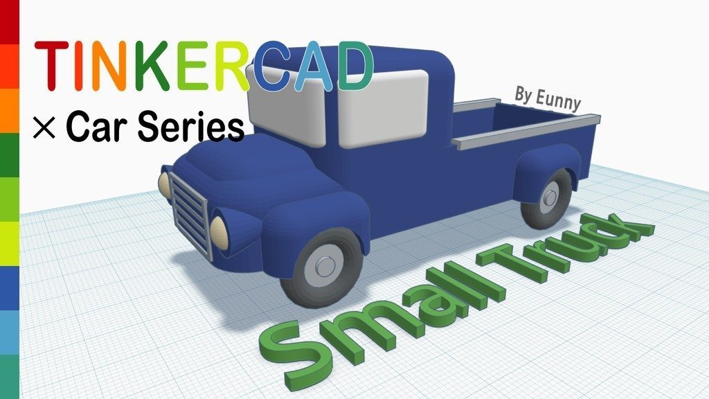 Free STL file Small Truck with Tinkercad 🤏・3D printer model to download