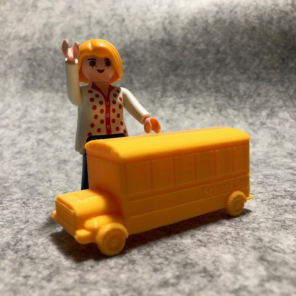 Free STL file School bus with Tinkercad 🏫・3D printer model to download