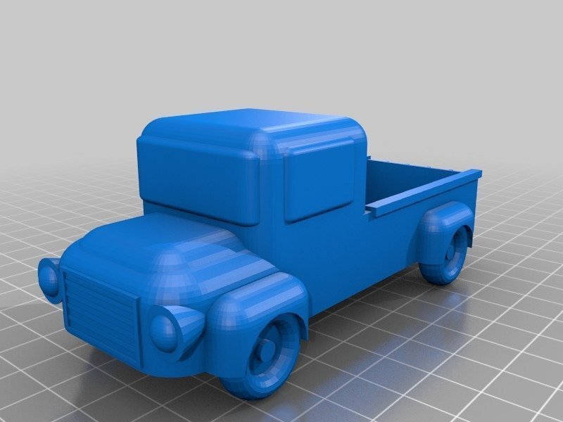 Free STL file Small Truck with Tinkercad 🤏・3D printer model to download