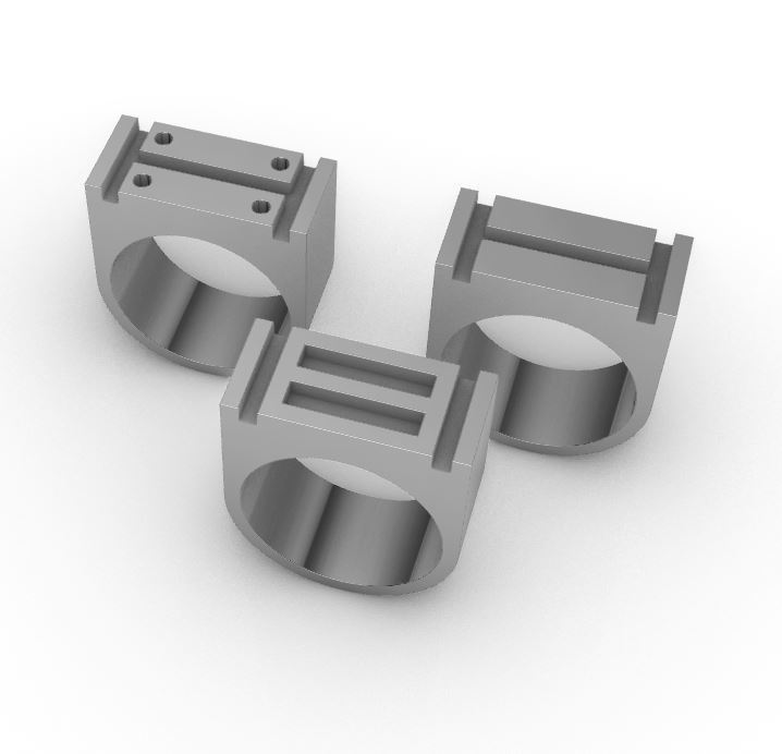 STL file Three Rings 💍・3D printer model to download・Cults