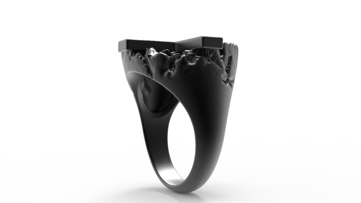 STL file The cross ring・3D printable design to download・Cults