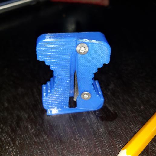Download free STL files Pencil Sharpener with Xacto Blade ・ Cults