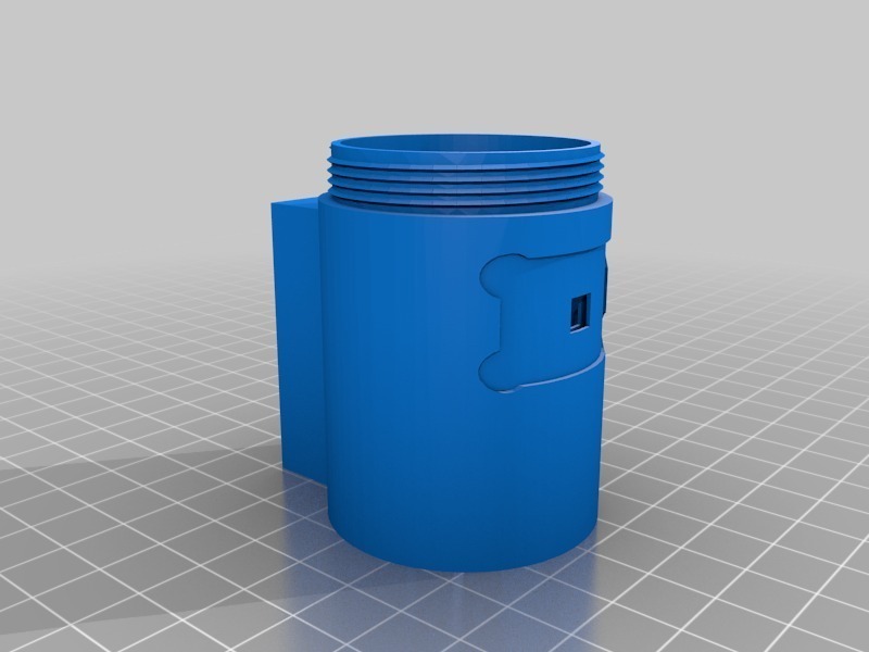 Free 3D file Dog Bag holder with mounting capability 🐕・3D printing idea