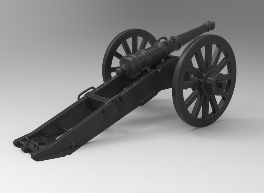 STL file War Cannon・Model to download and 3D print・Cults