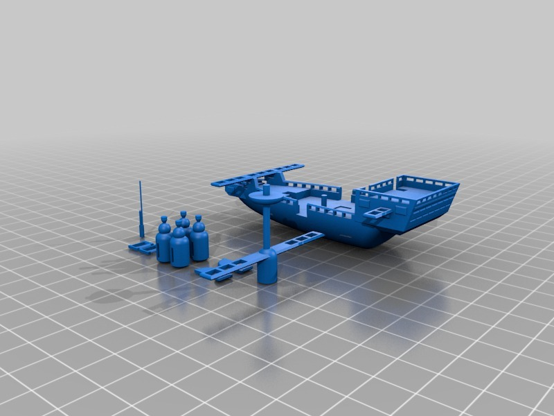 Free STL file Steampunk - Airship 🎲・Design to download and 3D print・Cults