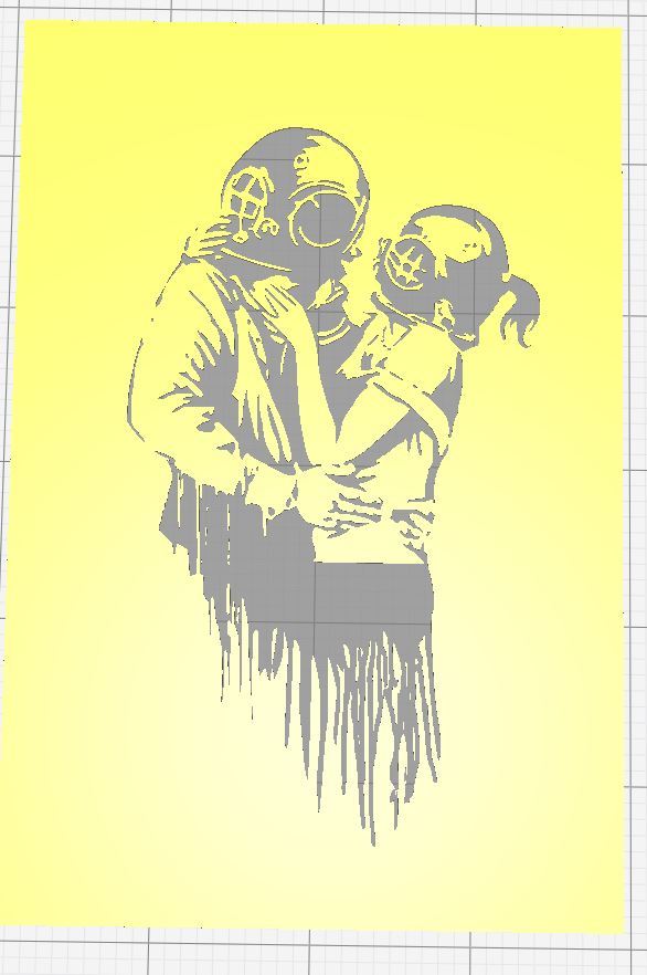 Free 3D file STREET ART STENCILS VOL 2 PACK OF SIX・3D printable object ...