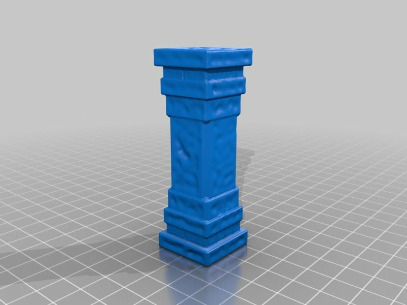 Scatterblocks STL-Datei ScatterBlocks: Tall Stone Pillar (28mm/32mm scale) kostenlos ...
