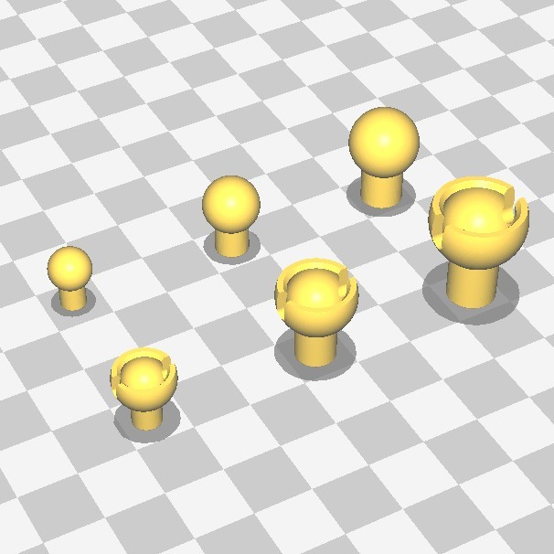 STL file Ball & Socket Joints 🌐・Design to download and 3D print・Cults