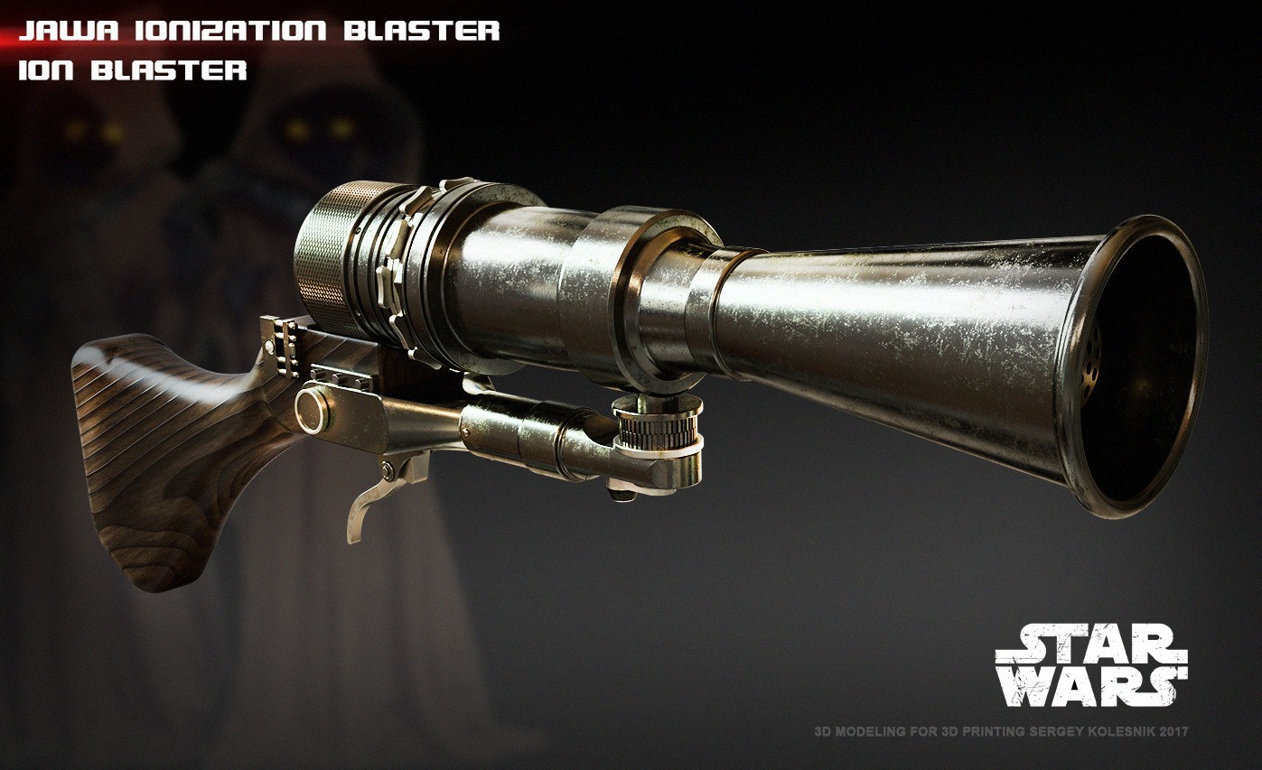 STL file Ion blaster- Jawa ionization blaster・3D printing template to ...