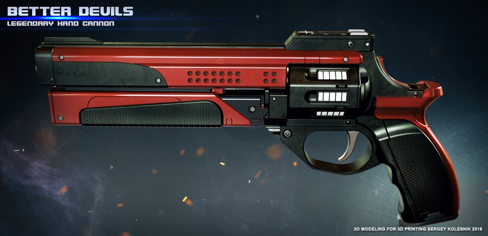 STL file Better Devils is a Legendary Hand Cannon・3D printable model to download・Cults