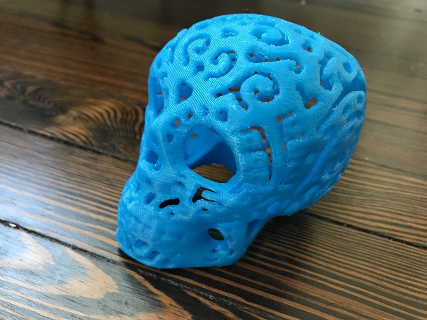 3D print Skull Fine Pattern • made with Polygon 2060 delta・Cults