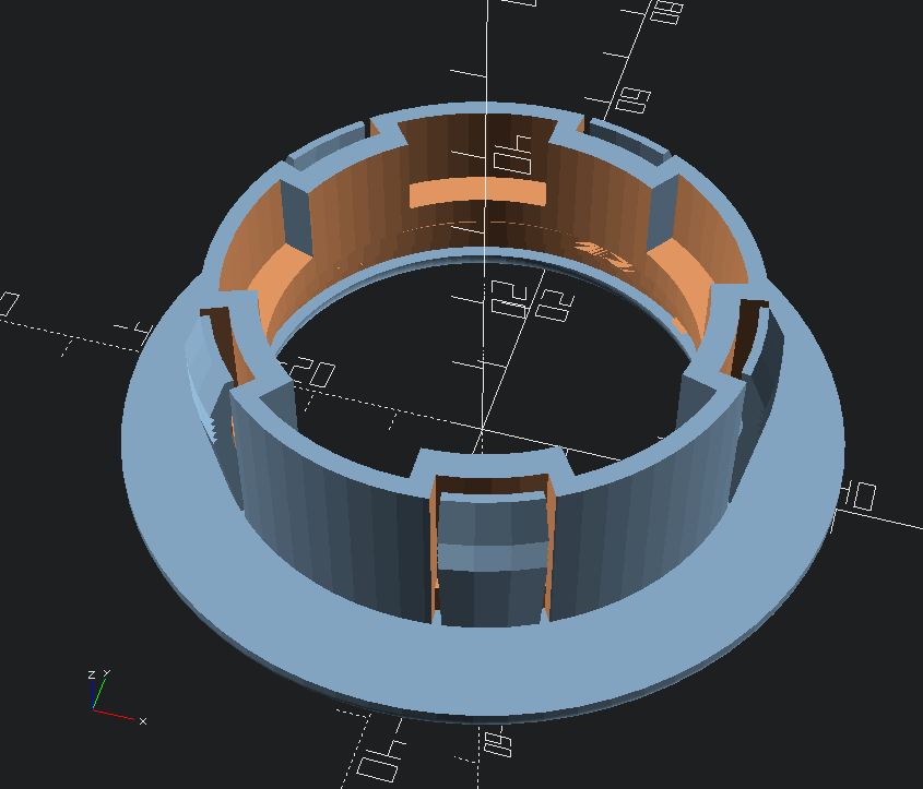 Free 3D file MR16 / GU5.3 LED spot lamp base holder・Design to download and 3D print・Cults