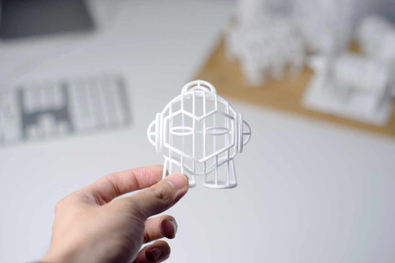 Download free STL file 3D Hubs Marvin - Wireframe • 3D print design ・ Cults