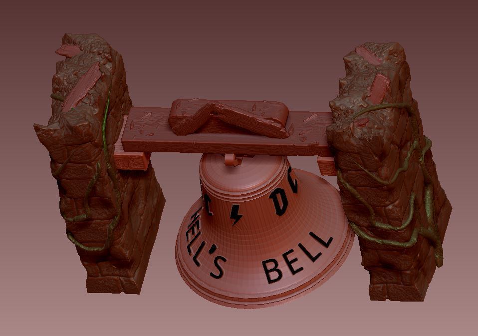 Free STL file bell ac / dc, hell's bell 🔔・3D printer model to download ...