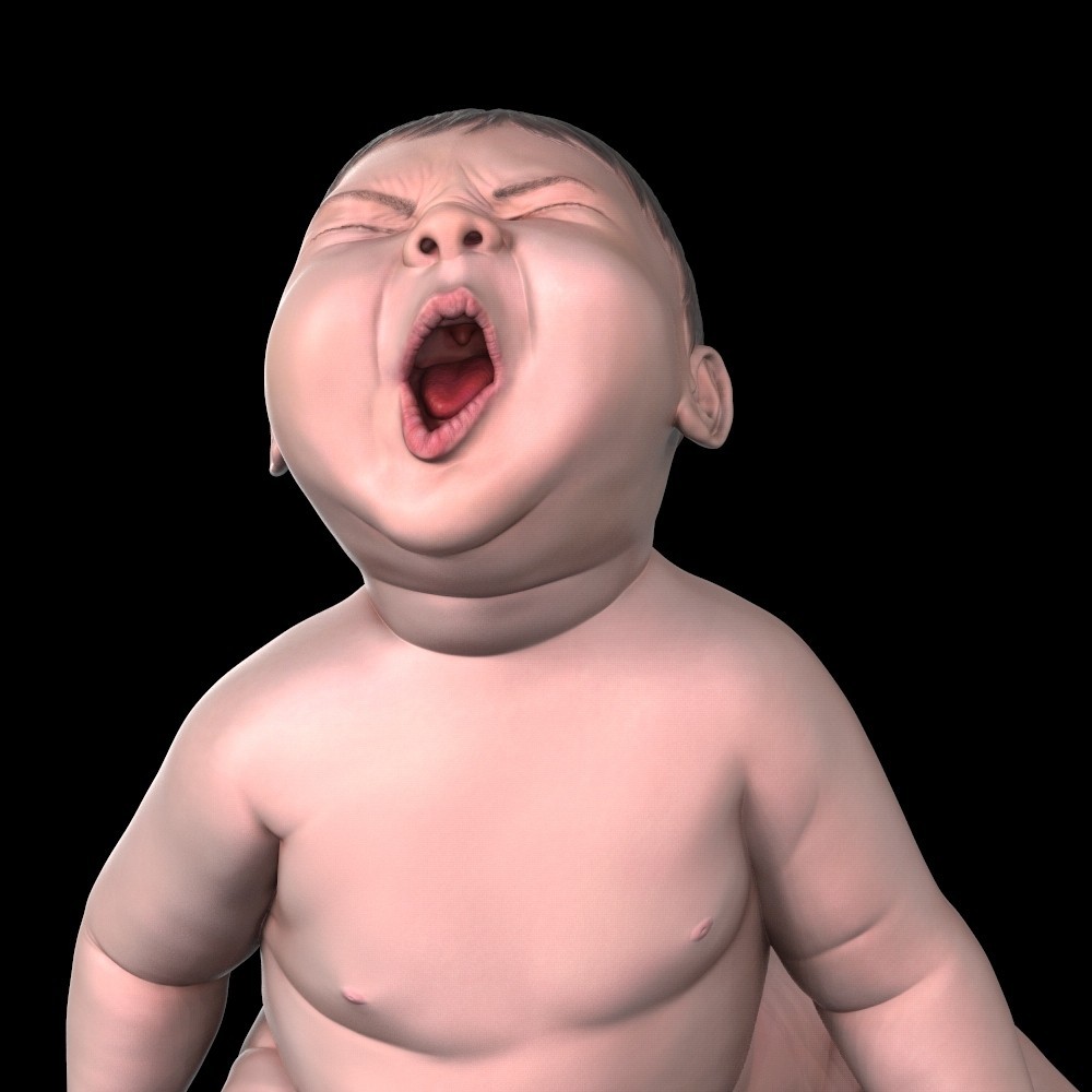 STL file Angry baby improved version 😡・3D print object to download・Cults