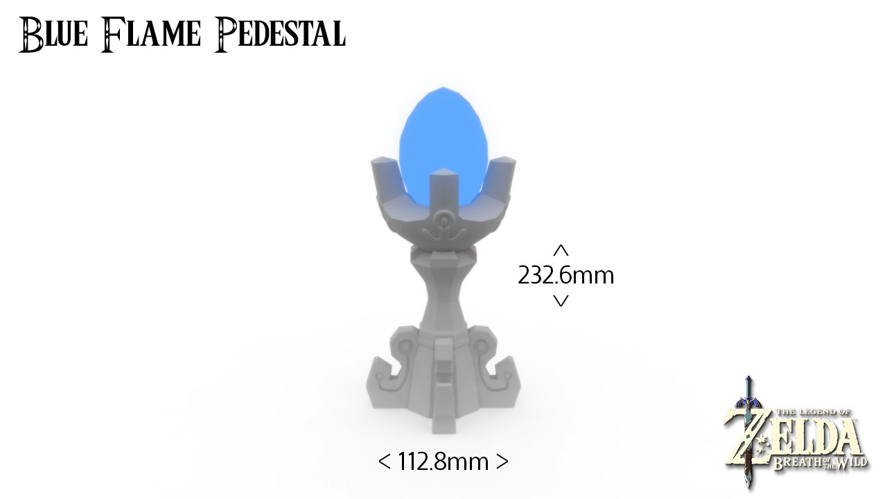 STL file Blue flame pedestal from Zelda Breath of the wild 🔥・3D printer