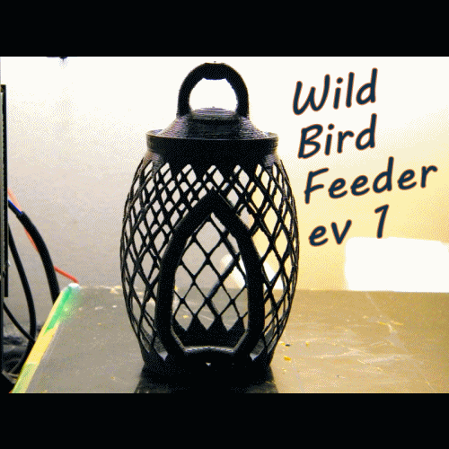 STL file Wild bird feeder ev1 🐦・3D print model to download・Cults