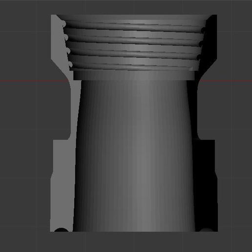 Download STL file water rocket nozzle • 3D printable template ・ Cults
