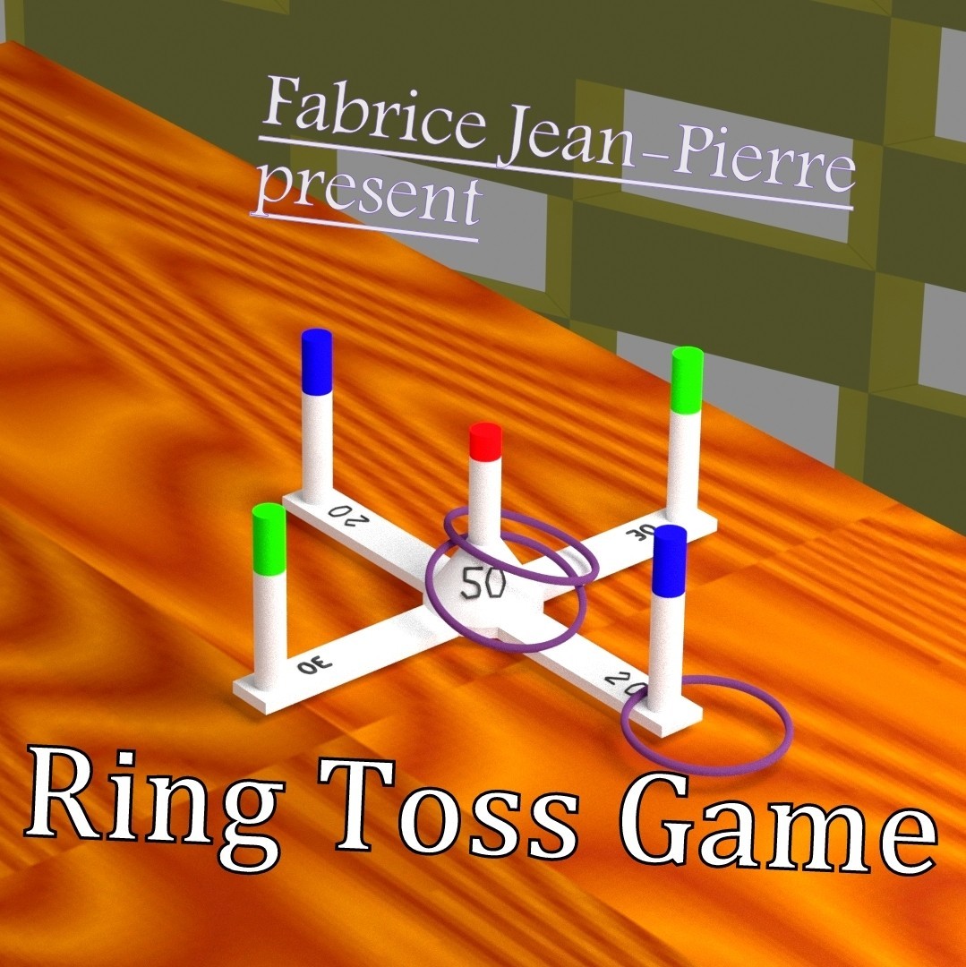 STL file Ring Toss Game・3D print object to download・Cults