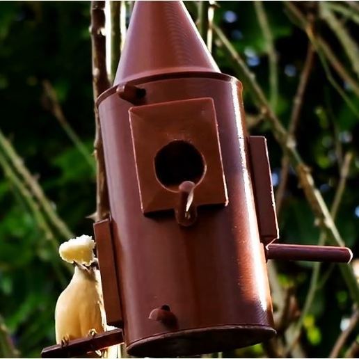 3D printing Bird feeder tube • made with reprap ・ Cults