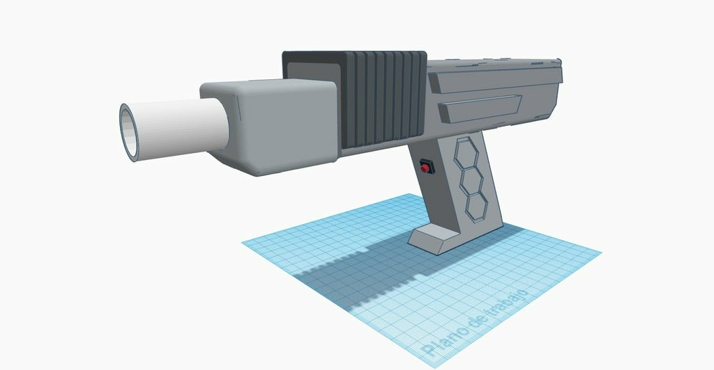 Free STL file Cylon Centurion Blaster Pistol; Battlestar Galactica 🔫・3D ...