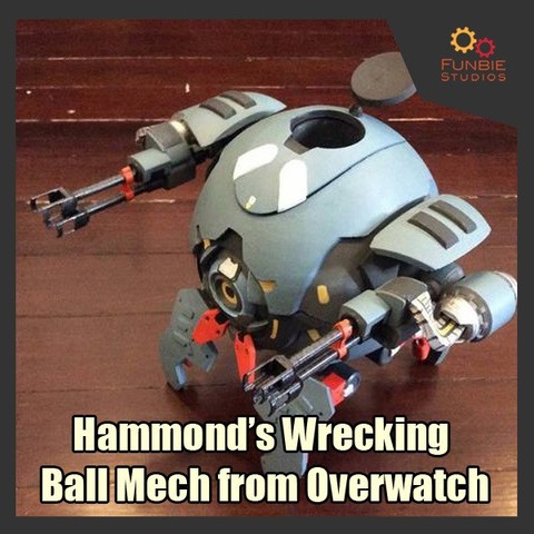 Hammond's Wrecking Ball Mech from Overwatch