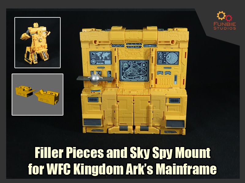 3D file Fillers and Sky Spy Mount for Transformers WFC Kingdom Ark