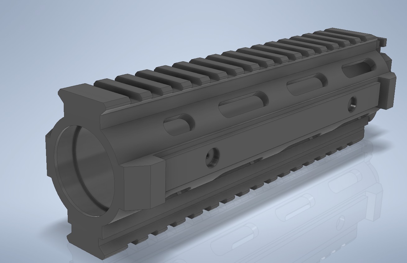 STL file Handguard - AirSoft・Model to download and 3D print・Cults
