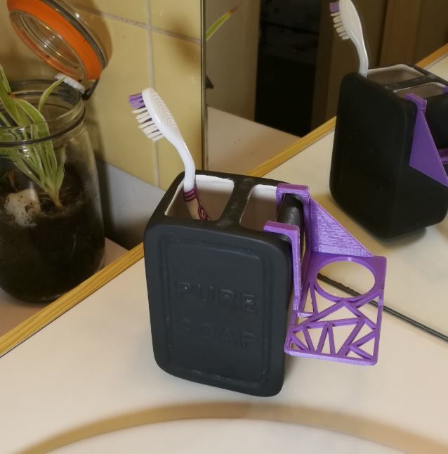 Free STL file Bathroom organizer・3D printer design to download・Cults
