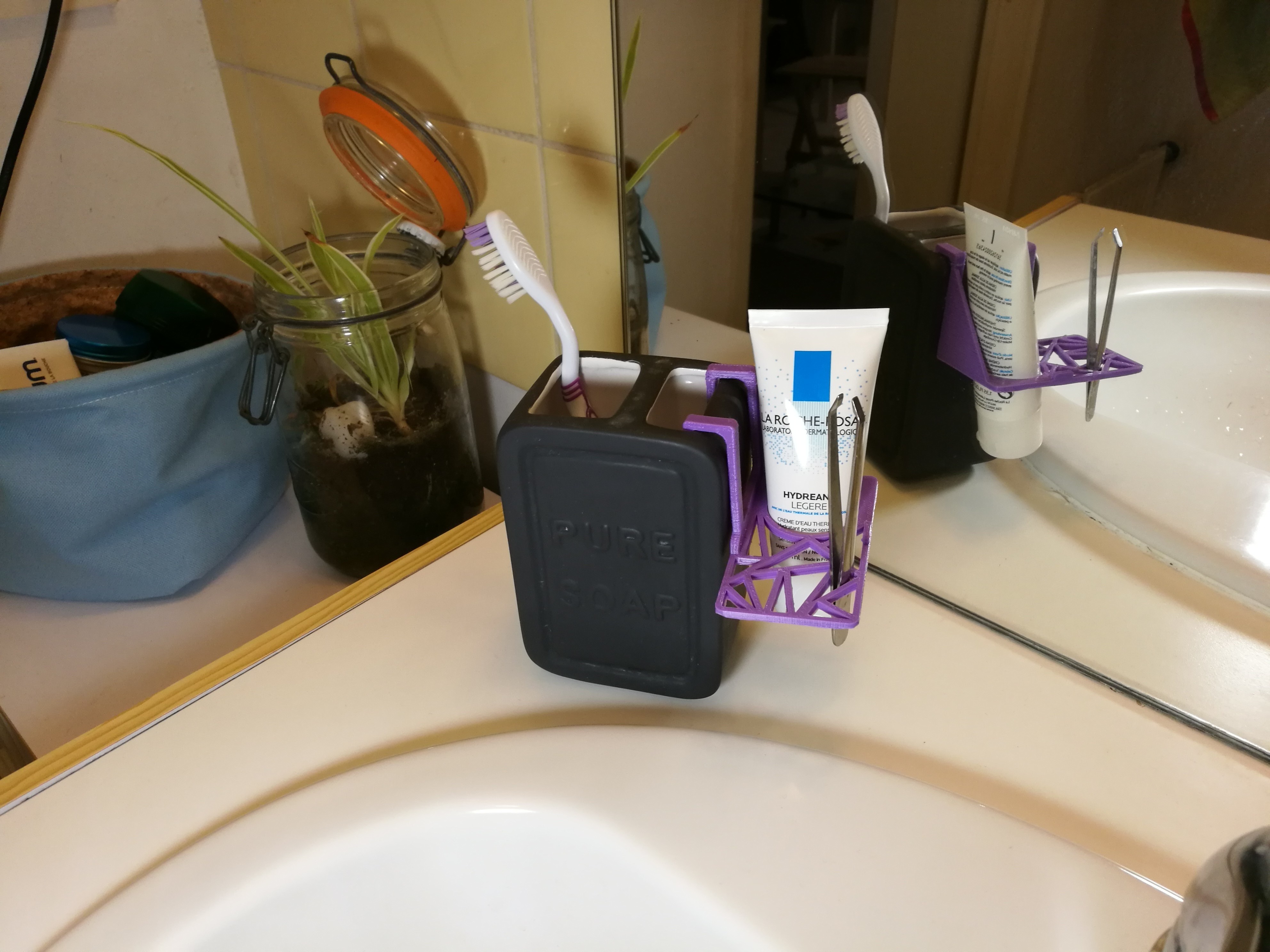 Free STL file Bathroom organizer・3D printer design to download・Cults