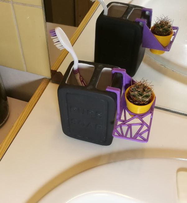 Free STL file Bathroom organizer・3D printer design to download・Cults