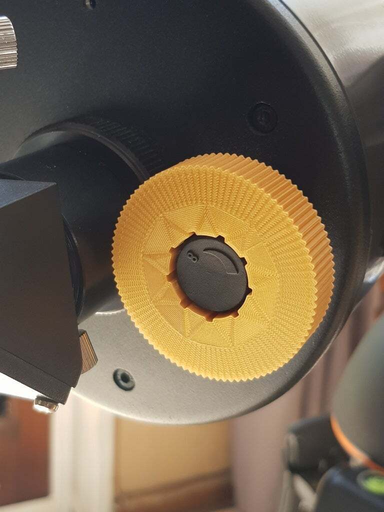 Free STL file Fine Focus Knob for Celestron 127SLT・3D printable design