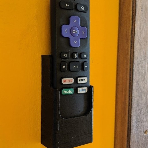 Download free STL file Roku Remote Wall Mount • Model to 3D print ・ Cults