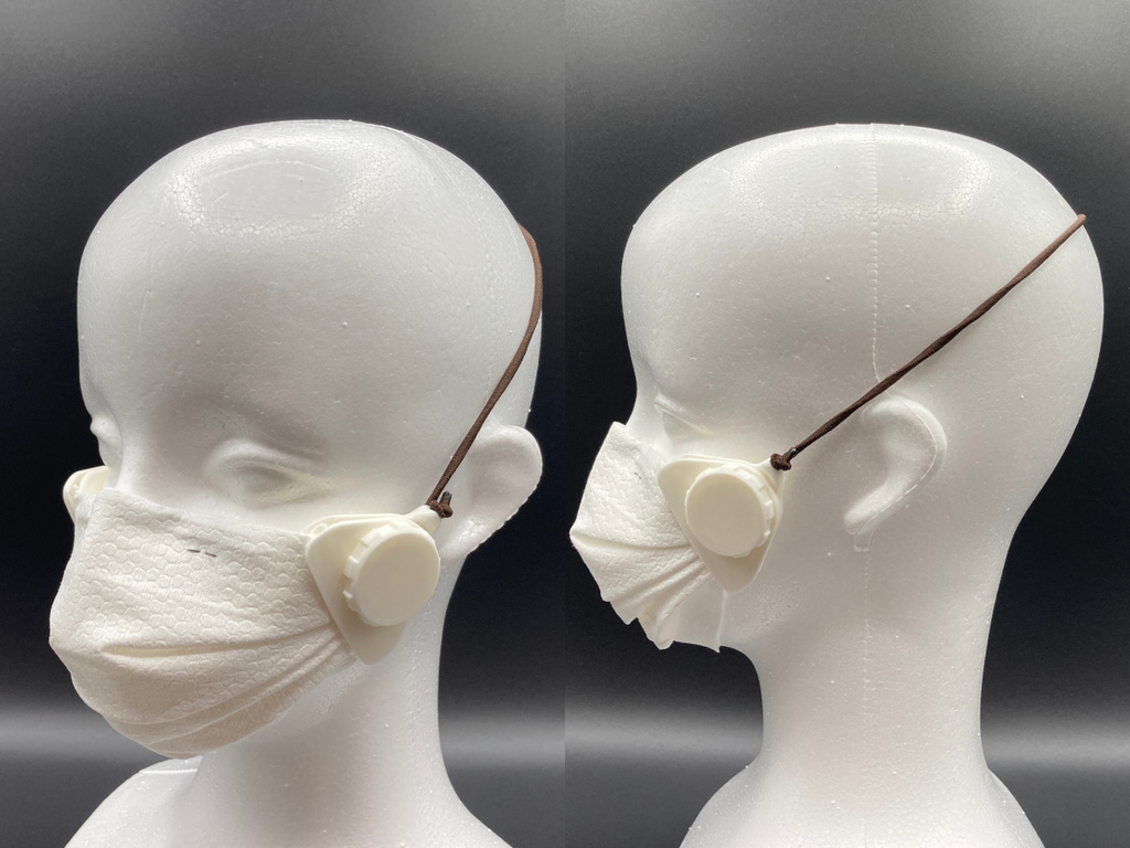 Free STL file Overhead Mask Clip with Inner Frame 🖼️・3D printable model ...