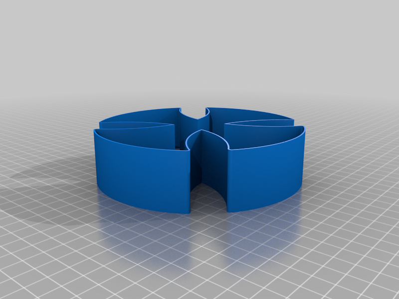 Free 3D file Rounded reamed pattée cross, nestable box (v2)・3D printer ...