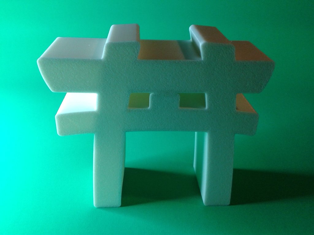 Free 3D file Torii Japanese gate, nestable box (v1)・3D printable object