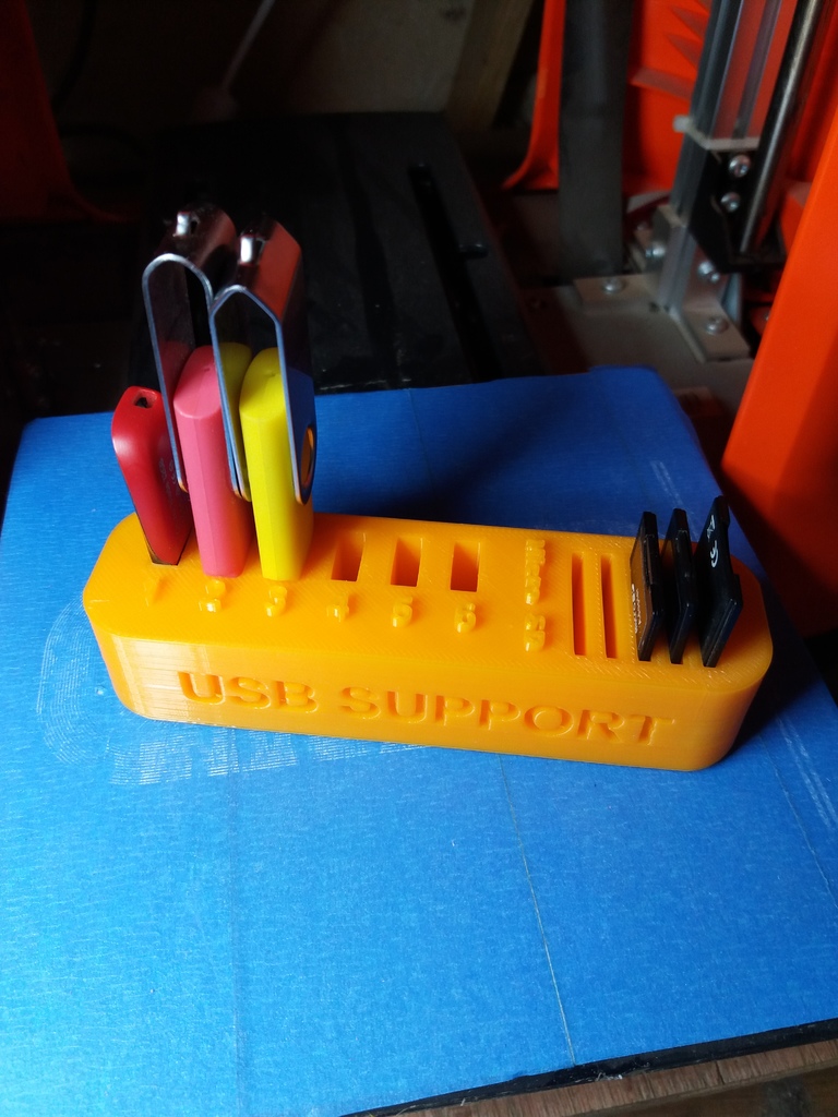 Free 3D file support usb microsd・3D printing template to download・Cults