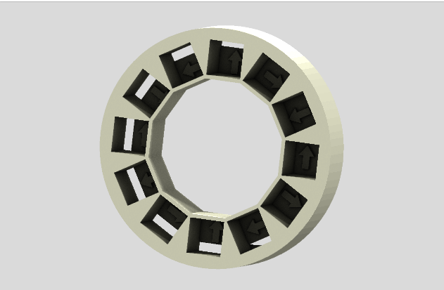STL file Circular Halbach array・3D printer model to download・Cults