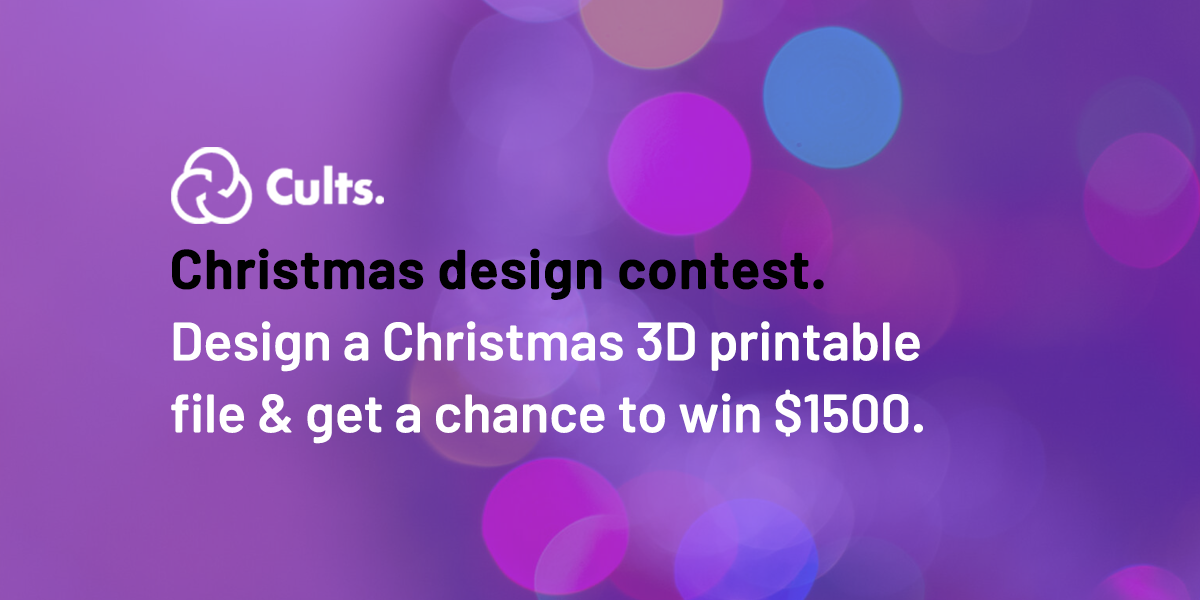 The Christmas 3D printing and design challenge.