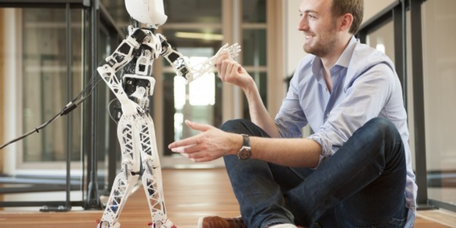 inria bordeaux poppy project robot humanoide 3D printing printed print impression fichier cults cults3D 1